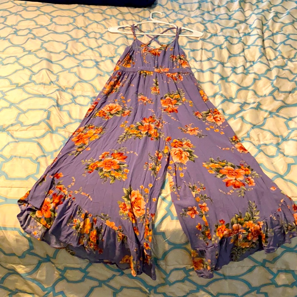 American eagle purple floral jumpsuit/romper.